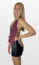 Load image into Gallery viewer, Edgy Energy Faux Leather Top