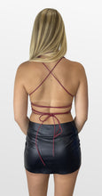 Load image into Gallery viewer, Edgy Energy Faux Leather Top