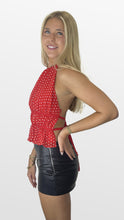 Load image into Gallery viewer, Hot Spot Halter Top