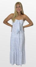Load image into Gallery viewer, Tiny Floral Bloom Strapless Maxi Dress