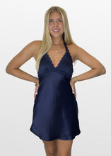 Load image into Gallery viewer, Midnight Muse Satin Dress