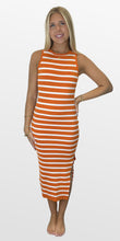 Load image into Gallery viewer, On the Line Midi Dress
