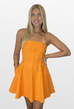 Load image into Gallery viewer, Favorite Game Strapless Dress