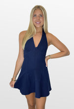 Load image into Gallery viewer, Game Nights Halter Dress