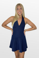 Load image into Gallery viewer, Game Nights Halter Dress