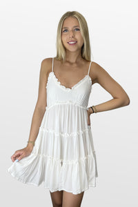 A Perfect Plan Tiered Dress