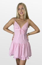 Load image into Gallery viewer, Fair Play Gingham Drop Waist Dress