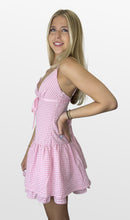 Load image into Gallery viewer, Fair Play Gingham Drop Waist Dress