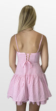 Load image into Gallery viewer, Fair Play Gingham Drop Waist Dress