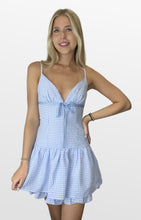 Load image into Gallery viewer, Fair Play Gingham Drop Waist Dress