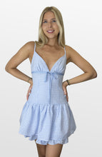 Load image into Gallery viewer, Fair Play Gingham Drop Waist Dress