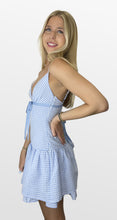 Load image into Gallery viewer, Fair Play Gingham Drop Waist Dress