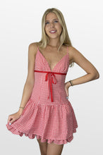 Load image into Gallery viewer, Fair Play Gingham Drop Waist Dress