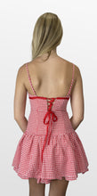 Load image into Gallery viewer, Fair Play Gingham Drop Waist Dress