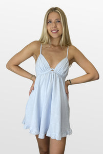 Mississippi Blues Mini Dress