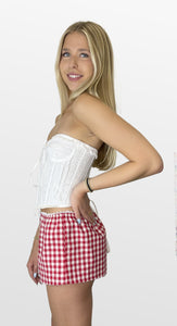 Red Country Gingham Shorts