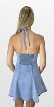 Load image into Gallery viewer, Special Outing Denim Halter Dress