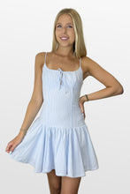 Load image into Gallery viewer, Winning Season Striped Drop Waist Dress