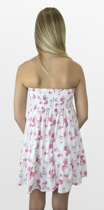 Rose Bud Strapless Dress