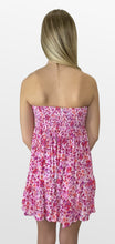 Load image into Gallery viewer, Punch of Pink Strapless Dress