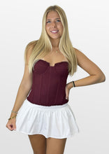 Load image into Gallery viewer, Sweet Start Drop Waist Mini Skirt