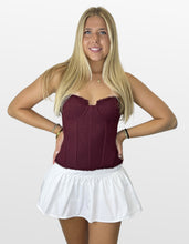 Load image into Gallery viewer, Sweet Start Drop Waist Mini Skirt