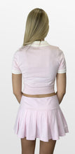 Load image into Gallery viewer, Love All Shrunken Polo Top