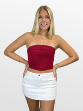 Load image into Gallery viewer, Turn Down the Noise Strapless Crop