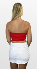Load image into Gallery viewer, Turn Down the Noise Strapless Crop