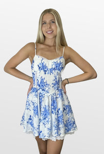 Love Poem Floral Corset Dress