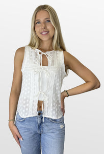 Forever Feminine Eyelet Top