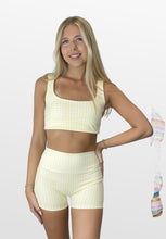 Load image into Gallery viewer, Girly Gingham Bra Top