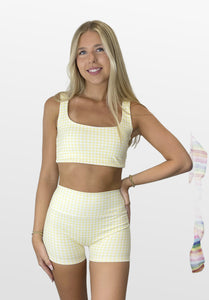 Girly Gingham Bra Top