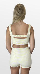 Girly Gingham Bra Top