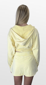 Ready Set…Crop Zip Hoodie