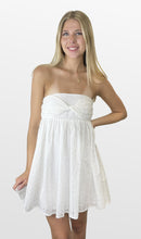 Load image into Gallery viewer, Flirty Friendship Eyelet Babydoll Dress With Bow