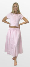 Load image into Gallery viewer, Soft Tones Button Top and Midi Skirt