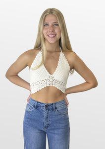 Beautiful Butterfly Crochet Halter