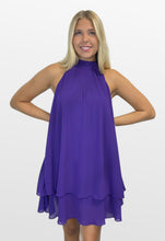 Load image into Gallery viewer, Victory Lane Halter Dress
