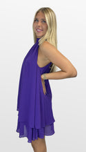 Load image into Gallery viewer, Victory Lane Halter Dress