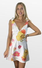 Load image into Gallery viewer, Big Bold Bloom V-Neck Dress