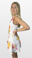 Load image into Gallery viewer, Big Bold Bloom V-Neck Dress