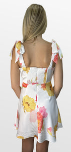 Big Bold Bloom V-Neck Dress