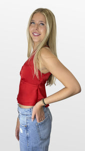 Easy Elegance Satin Top