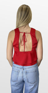 Easy Elegance Satin Top