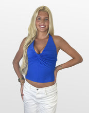 Load image into Gallery viewer, Simple Twist Halter Top