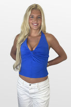 Load image into Gallery viewer, Simple Twist Halter Top