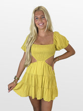 Load image into Gallery viewer, Solid Solution Open Midriff Dress