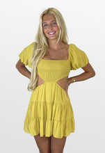 Load image into Gallery viewer, Solid Solution Open Midriff Dress