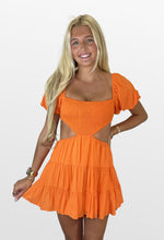Load image into Gallery viewer, Solid Solution Open Midriff Dress